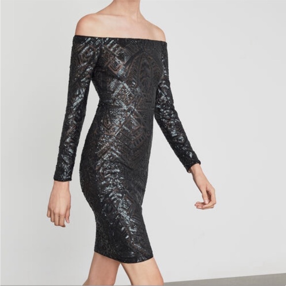 Off the shoulder eunice BCBG dress - Picture 2 of 8